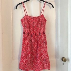 Red paisley, spaghetti strap dress from H&M